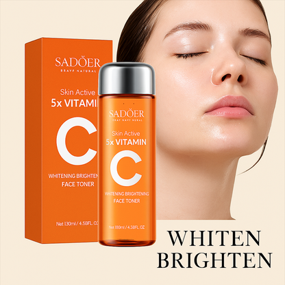 SADOER 5-in-1 Vitamin C Facial Toner – Whitening, Brightening & Hydrating Essence Spray